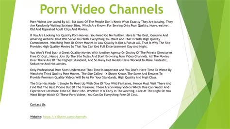 Porn Video Channels you ️ .